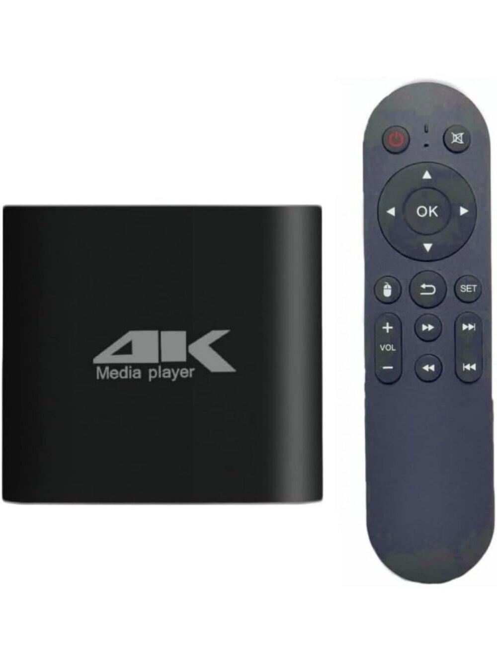 Ultra HD 4K Media Player for USB & MicroSD, HDMI/AV, Supports MKV MP4, Auto Play